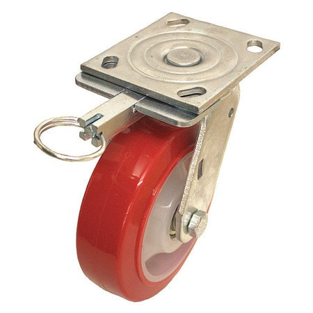 GRAINGER GLOBAL SOURCING P21S-URPW050K-14-DL NSF-LISTED PLATE CASTER SWIVEL 660 LB.