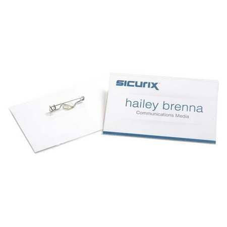 SICURIX BAU 67671 ID BADGE HOLDER KIT COLOR CLEAR PK100