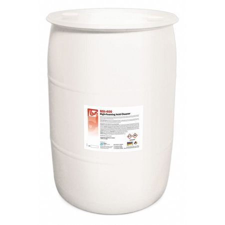 BEST SANITIZERS INC. BSI4003 HIGH-FOAMING ACID CLEANER,55 GAL.