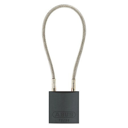 ABUS 13030 LOCKOUT PADLOCK KEY DIFFERENT BLK BODY