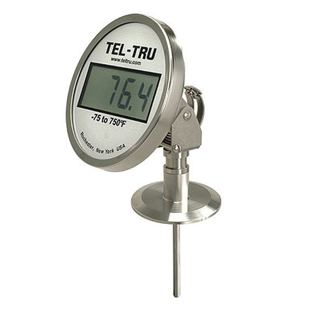 TEL-TRU INC. SD5AB58213P22023-20 DIGITAL DIAL THERMOMETER 2-1/2 STEM L