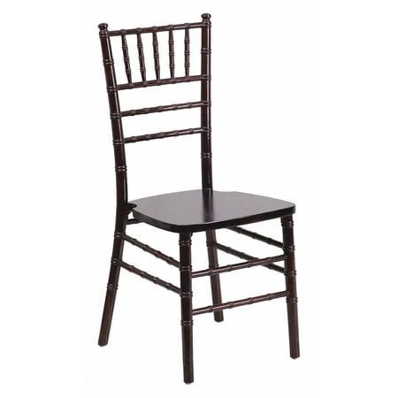FLASH FURNITURE XS-WALNUT-GG HERCULES CHIAVARI CHAIR, WOOD BACK, 15-3