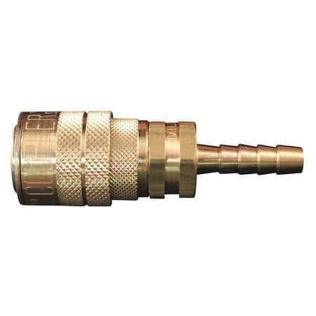 MILTON 717 M STYLE COUPLER 1/4 HOSE BARB PK10