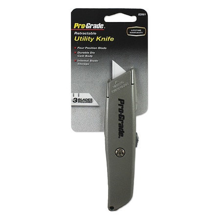 PRO-GRADE 82081 RETRACTABLE UTILITY KNIFE