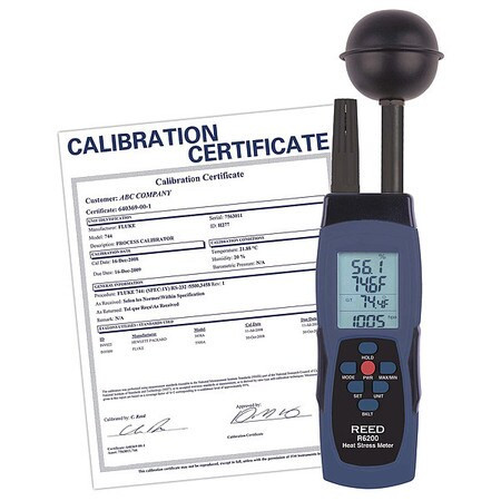 REED INSTRUMENTS R6200-NIST THERMOMETER/HYGROMETERS & BAROMETERS; MI