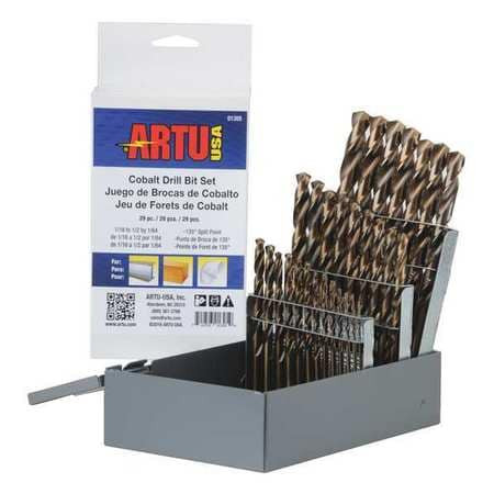 ARTU 01305 DRILL BIT SET COBALT 29 PCS.
