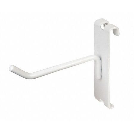 ECONO WTE/H4 4" GRID HOOK - SEMI-GLOSS WHITE