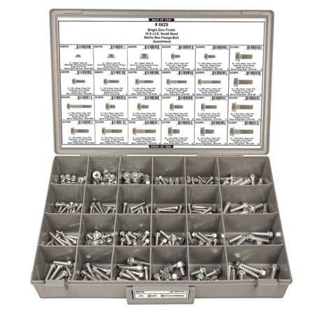 DISCO 8629 HEX FLANGE BOLT ASSORTMENT 229 PCS.