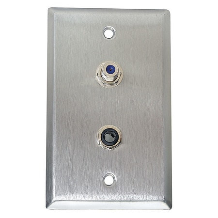 CREST HEALTHCARE SUPPLY 7503S-00 WALL RECEPTACLE CATV (F) EXT