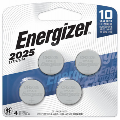 ENERGIZER 2025BP-4 LITHIUM 2025 BATTERY