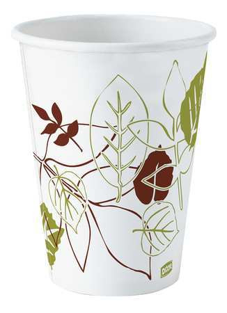 DIXIE PAPER PRODUCTS 2342WS-PK500 DISPOSABLE HOT CUP 12 OZ. WHITE PK500