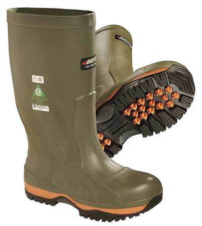 BAFFIN INC. 51570000-5 RUBBER BOOT MEN'S 5 KNEE GREEN PR