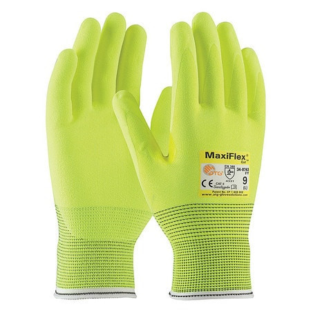 PIP 34-8743FY-M CUT-RESISTANT GLOVES M 8 L PR PK12
