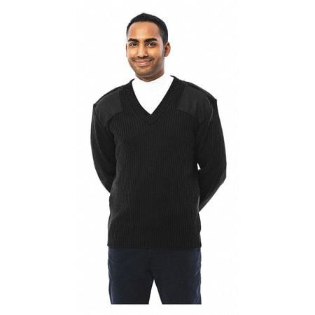 COBMEX 8081-BLACK XS V-NECK MILITARY SWEATER BLACK XS