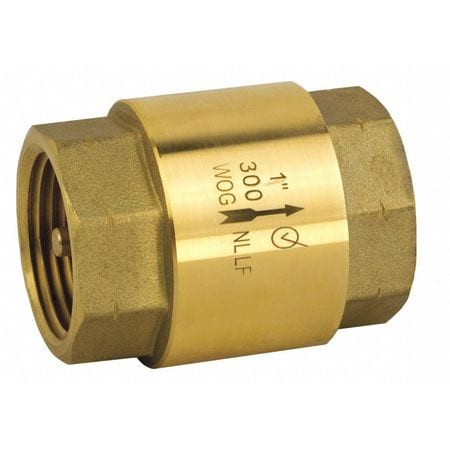 JOMAR VALVE T-521G-3/4 LF BRASS SPRING CHECK VALVE NPT 3/4