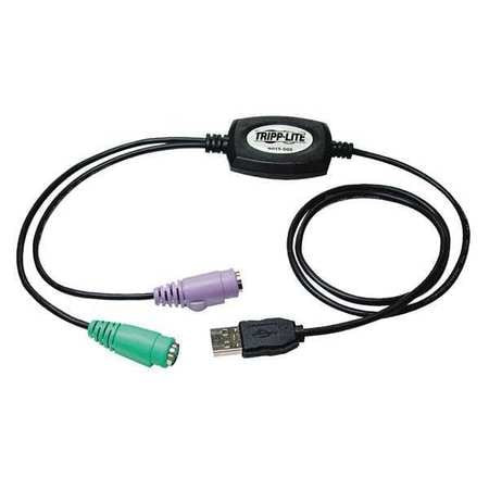TRIPP LITE B015-000-BLACK USB CABLE ADAPTABLE TO PS2 BLACK