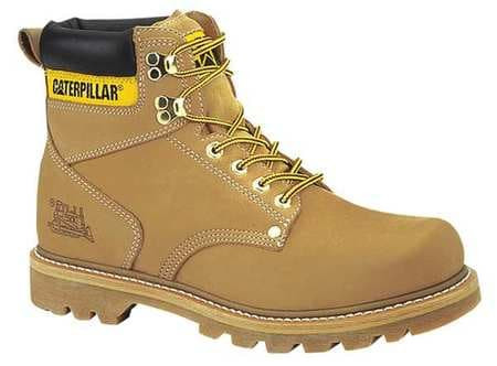 CAT P70042-8.5 W WORK BOOTS PLAIN 8.5 W LACE UP WHEAT PR