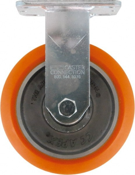 CASTER CONNECTION CDP-MSC-23 6" DIAM X 2" WIDE X 7-1/2" OAH TOP PLATE