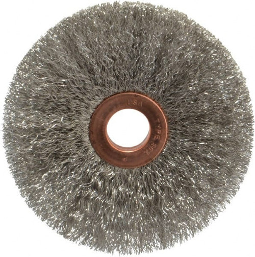 WEILER CORPORATION 93665 3" OD, 1/2" ARBOR HOLE, CRIMPED STAINLES