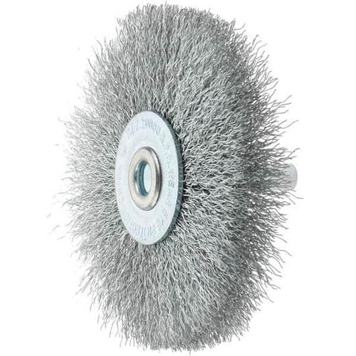 WEILER CORPORATION 90374 3" OD, 1/4" SHANK DIAM, CRIMPED STEEL WH