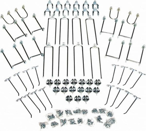 TRITON 532-2 SILVER PEGBOARD WALL MOUNTED STORAGE