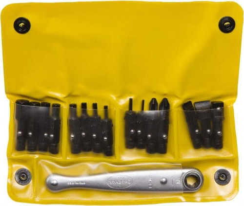 CHAPMAN 1316 SCREWDRIVERINSERTBITSET:HEXPHILLIPS&SLOT