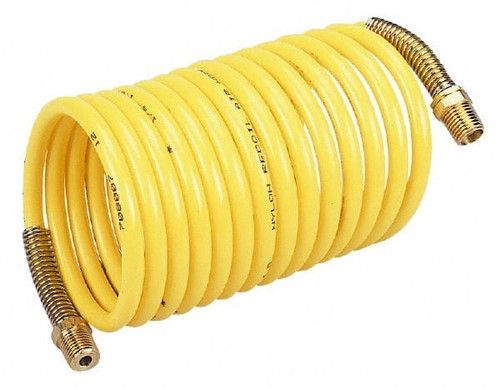 COILHOSE PNEUMATICS NE14-50A53 1/4" ID, 1/4 THREAD, 50' LONG, YELLOW NY