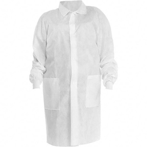 KIMTECH 10120 KT A8 LAB COAT WHITE SM 25