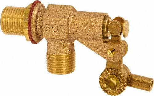 CONTROL DEVICES R700L-3/4 3/4" PIPE, BRASS, ANGLE PATTERN-SINGLE S
