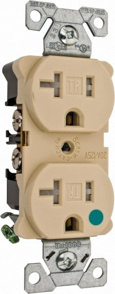 COOPER WIRING TR8300V 125 VAC 20A NEMA 5-20R HOSPITAL GRADE IV