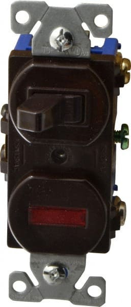 COOPER WIRING 277B-BOX 1 POLE, 120 VAC, 15 AMP, FLUSH MOUNTED, 