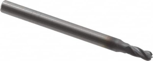OSG 414-0938-BN08 BALL END MILL,SINGLE END,3/32",CARBIDE