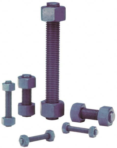 DAN-LOC BOLT & GASKET 000-06-080 THREADED STUD STEEL