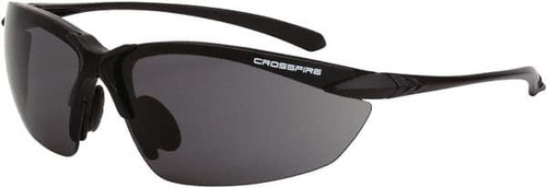 CROSSFIRE 921 SMOKE LENSES, FRAMED SAFETY GLASSES