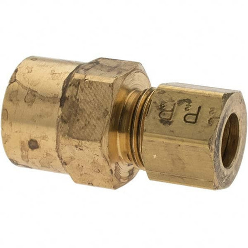 PARKER 11053 COMPRESSION TUBE CONNECTOR: 1/4-18" THRE