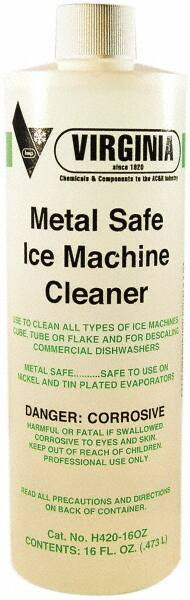 PARKER H420-16OZ 16 OZ BOTTLE METAL SAFE ICE MACHINE CLEA