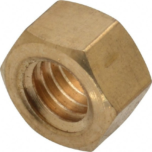VALUE COLLECTION MSC-67592725 3/8-16 UNC BRASS RIGHT HAND HEX NUT
