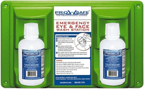 PRO-SAFE 24-102MSC 16 OZ, DISPOSABLE EYEWASH DOUBLE STATION