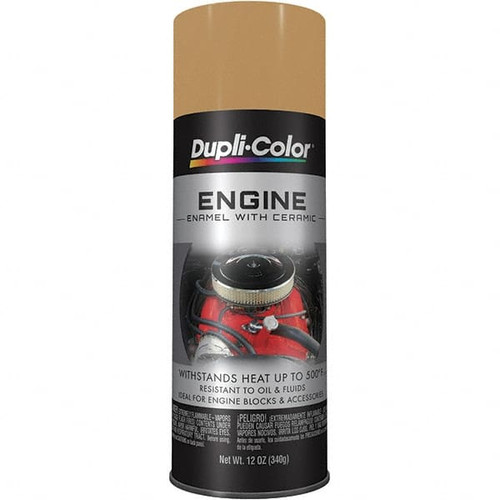 DUPLI-COLOR EDE163807 ENGINE PAINT WITH CERAMIC,BEIGE,12 OZ