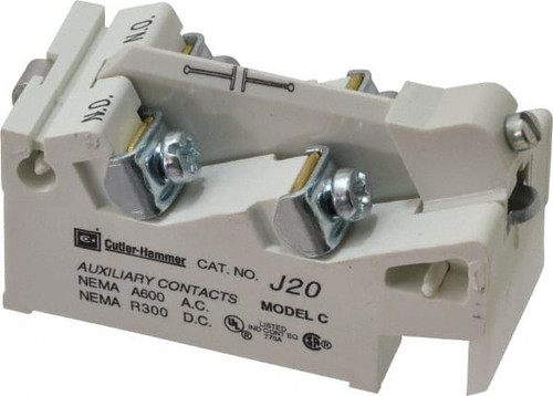 EATON CUTLER-HAMMER J20 STARTER AUXILIARY ELECTRICAL INTERLOCK