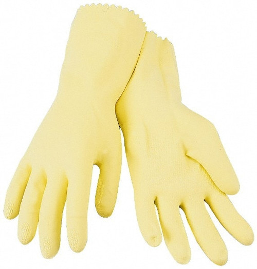 THE SAFETY ZONE GRFY-XL-1C CHEMICALRESISTANTGLOVES:X-LARGE,18MILTHI