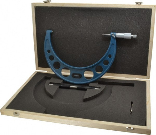 FOWLER 52-240-008-1 MECHANICALOUTSIDEMICROMETER:8"RANGE,0.00