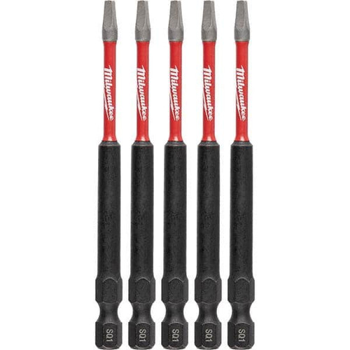 MILWAUKEE ELECTRIC TOOLS 48-32-4575 #1 SQUARE RECESS SHOCKWAVE IMPACT 3-1/2"