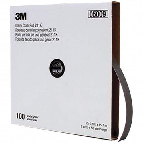 3M 7100016843 3M(TM) UTILITY CLOTH ROLL 211K, 1 IN X 5