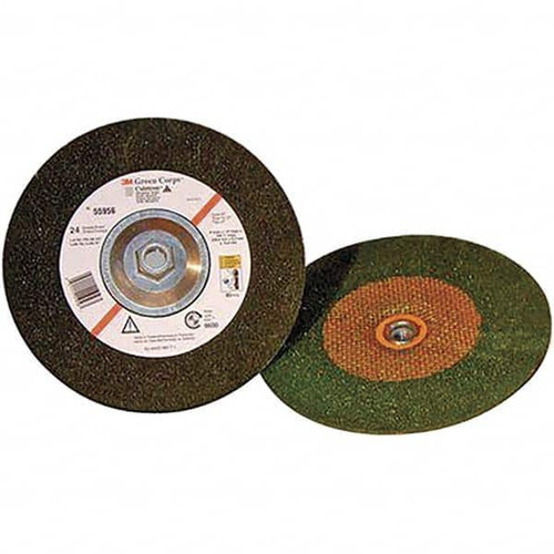 3M 7100123075 WHEEL, GREEN CORPS?, DEPRESSED CENTER, 7