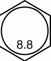 VALUE COLLECTION 931-6X80-Z M6X1.00MM METRIC COARSE, 80MM LENGTH UND