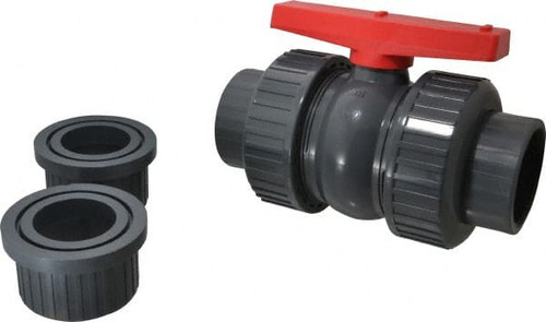 SIMTECH TBB 101 4 030 3" PIPE, FULL PORT, PVC TRUE UNION DESIG
