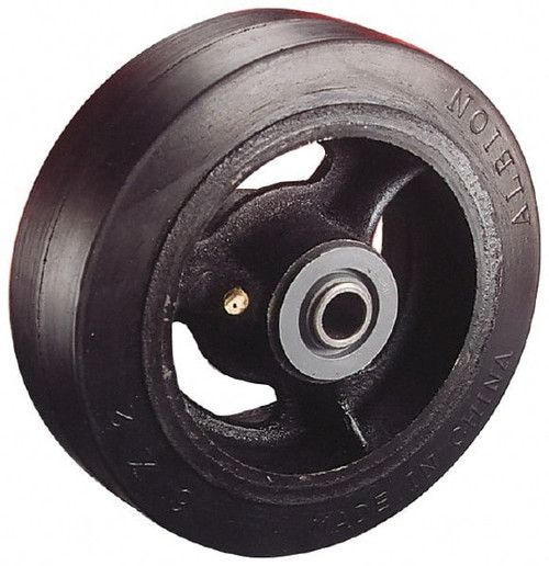 ALBION MR0510112 5" DIAM X 1-1/2" WIDE, SOLID RUBBER CAST