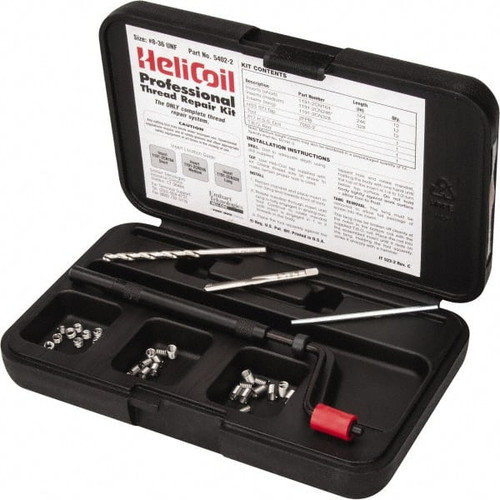 HELI-COIL 5402-2 THREAD REPAIR KIT,304 SS,8-36,36 PCS