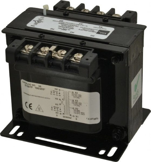 SOLA E100TF 1 PHASE, 0.1 KVA, CONTROL TRANSFORMER
